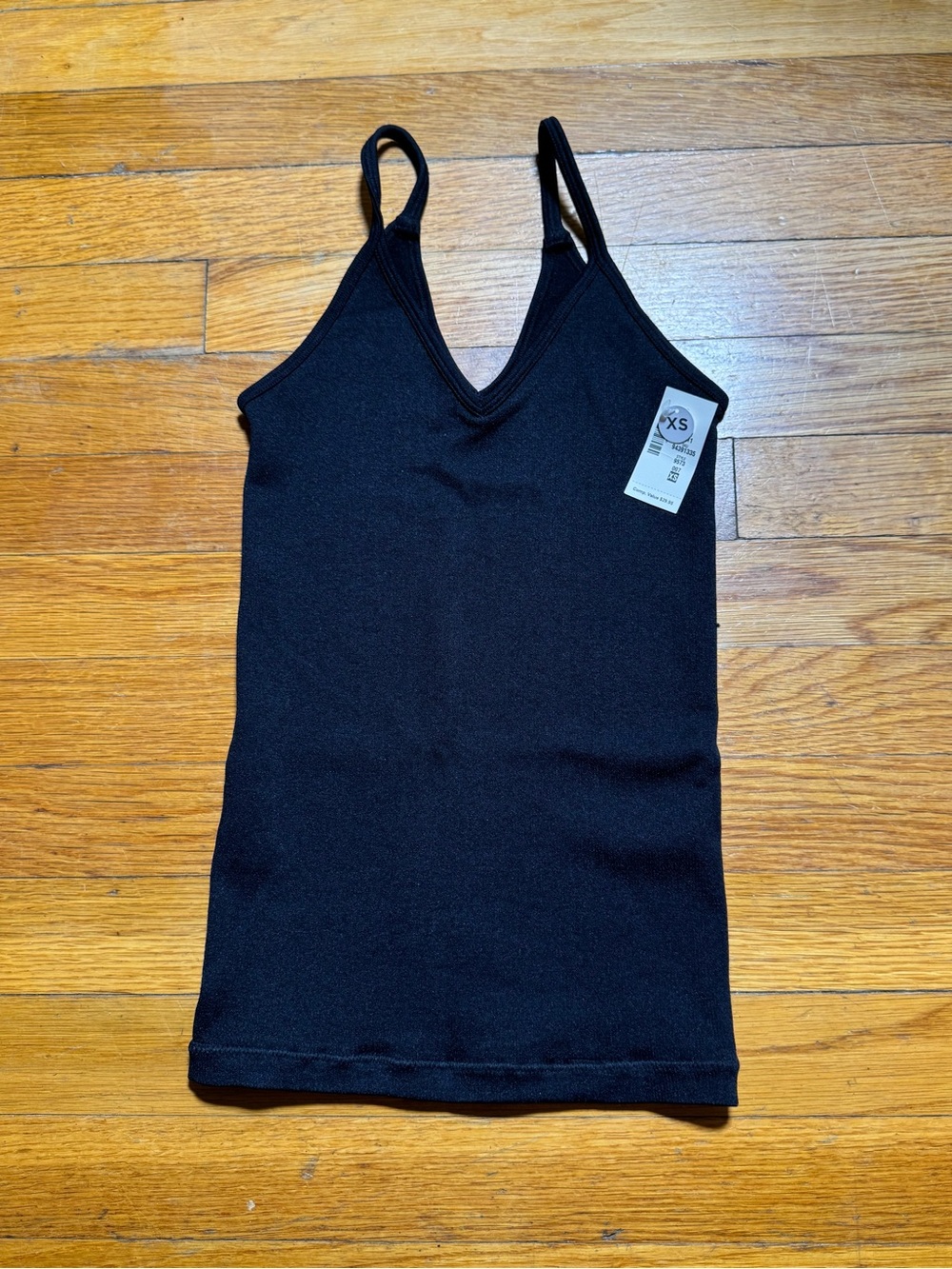 Aeropostale Black Seriously Soft Sculpt V-Neck Nylon Camisole